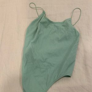 Mint Green spaghetti strap bodysuit! Size: M